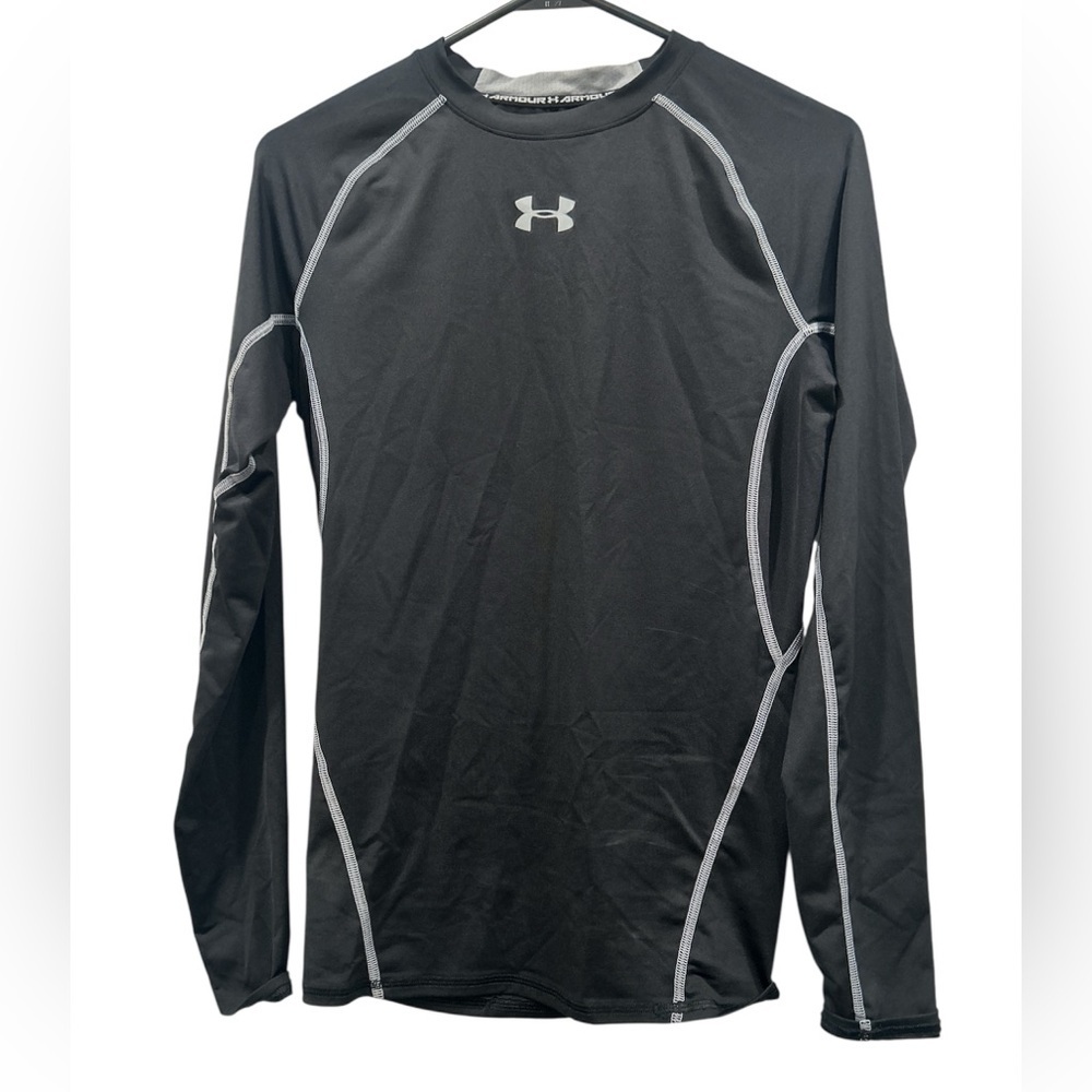 Under Armour Men's Black Long Sleeve Performance Tee
